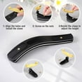 thumbnail image 4 of Violin Shoulder Rest for 4/4 Size, Premium Aluminum Alloy Violin Shoulder Rest with Thicken Comfortable Foam Pad & Height Adjustable Feet, 4 of 7