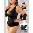 thumbnail image 4 of Plus Size Hollow Detail Stylish Bodycon Jumpsuit, 4 of 5