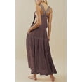 thumbnail image 3 of utcoco Women's Summer Laced Bib Overall Dress Adjustable Straps Sleeveless Maxi Dress, 3 of 4