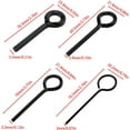 thumbnail image 4 of Hex Dogging Key Wrench Set, Emergency Exit Device Keys with Chain, 4 of 4