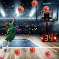 thumbnail image 1 of Over-the-Door Basketball Hoop With LED Lighting Foldable Scoring Punching Wall Mounted Basketball Hoop, 1 of 9
