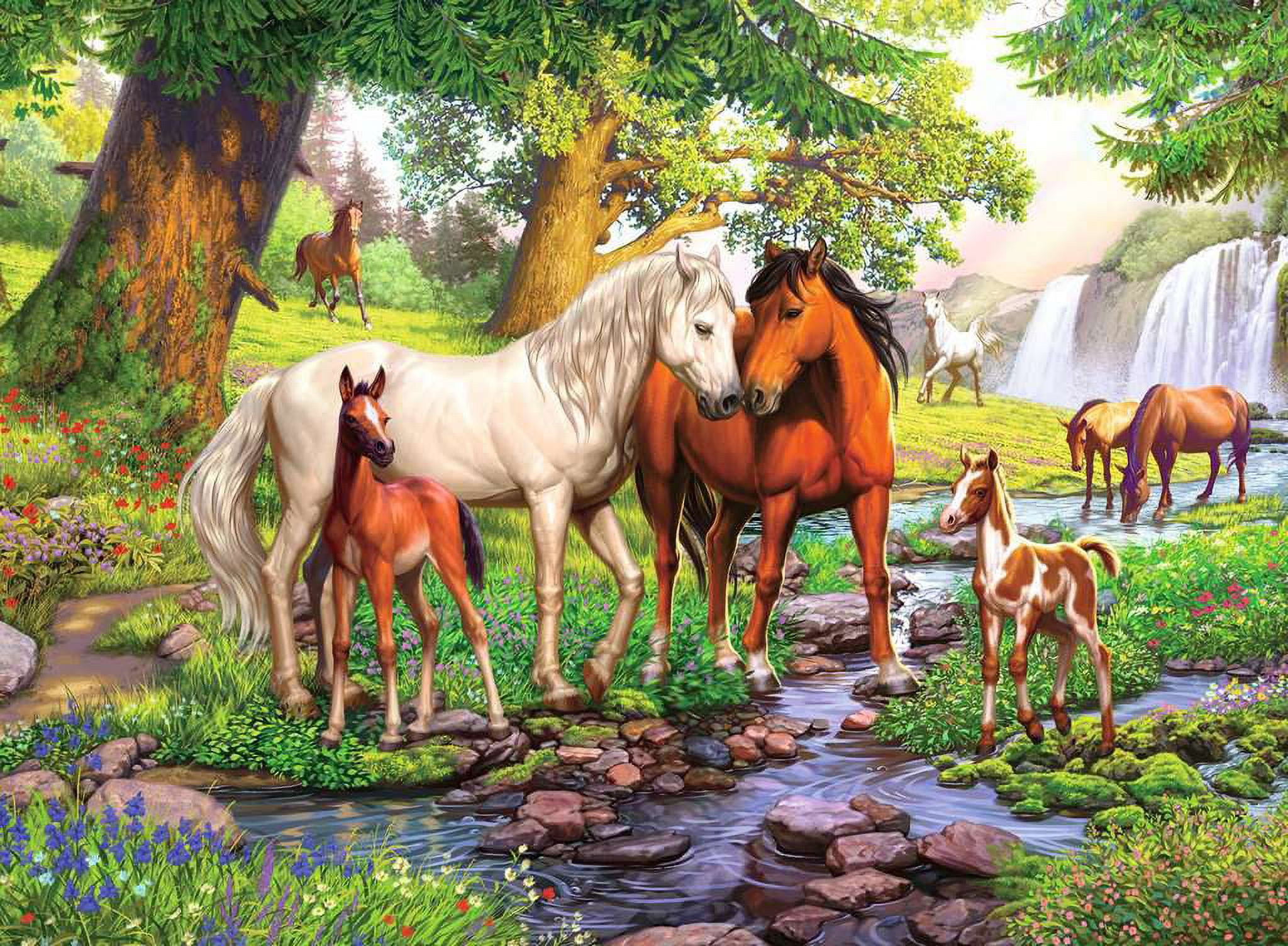 Ravensburger Horses by the Stream - 300 Pieces Jigsaw Puzzle