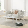 thumbnail image 2 of Furinno CAMNUS Modern Living End Table in Solid White/White in Set of 2, 2 of 6
