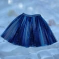 thumbnail image 5 of Summer Mesh Skirts Girls, Layered Tutus for Toddler Girls, Princess Tulles Skirts for Toddler Kids, Birthday Party Skirt Ballets Tutus Skirt for Girls Blue 5Y, 5 of 6