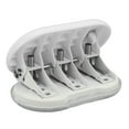 thumbnail image 1 of Mini Handheld Paper Punch DIY 3 Hole Puncher Compact Manual Punching Machine Home Office Dorm Use, 1 of 7