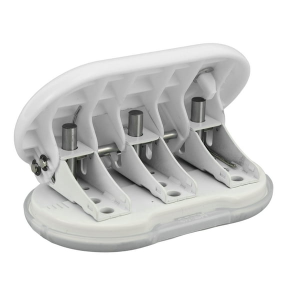 Mini Handheld Paper Punch DIY 3 Hole Puncher Compact Manual Punching Machine Home Office Dorm Use