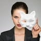 thumbnail image 5 of DIY Gato Halloween para Niños Adultos Blanco Gato Animal Pintado a Mano Cara Animal Fiesta Cosplay Disfraz 15, 5 of 6