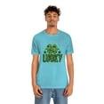 thumbnail image 5 of So Lucky St Patrick's Day Irish Unisex Jersey Short Sleeve Tee, 5 of 10