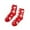 Red, variant on Kcodviy Super Cute Warm Plush Soft Print Women's Christmas Ear Socks Socks Winter Socks Hot Socks Most Comfortable Socks Women Sock Guy Non Compression Socks Thin Socks for Women Women Footie Soc