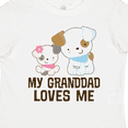 thumbnail image 4 of Inktastic My Granddad Loves Me Granddaughter Girls Girls Toddler T-Shirt, 4 of 5