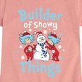 thumbnail image 3 of Cat in the Hat - Builder Of Snowy Things  - Toddler And Youth Girls Short Sleeve Graphic T-Shirt, 3 of 6