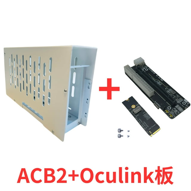For Oculink / M.2 NVMe Laptop eGPU CaseExternal Graphics Card GPU Dock PCIE 4.0 X4 Gen4 Notebook ATX SFX Expansion Card Adapter w Metal Case