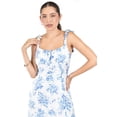 thumbnail image 5 of Vestido midi floral Roman Fashion /Juvenil, 4015 (Blanco /flor azul) blanco G, 5 of 5