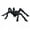 C, variant on Halloween Spider Decoration, Stretchy Cobweb Cotton Fake Giant Spider Prop, Realistic Horror Scene Layout for Bar Indoor Party Haunted House Display
