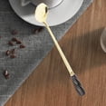 thumbnail image 3 of Cuchara para café, té y postres, tamaño perfecto n.° 6 Cuchara de café de acero sostenible, 3 of 7