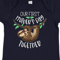 thumbnail image 4 of Inktastic Our 1st Mothers Day Together Cute Mom and Baby Sloth Boys or Girls Baby Bodysuit, 4 of 5