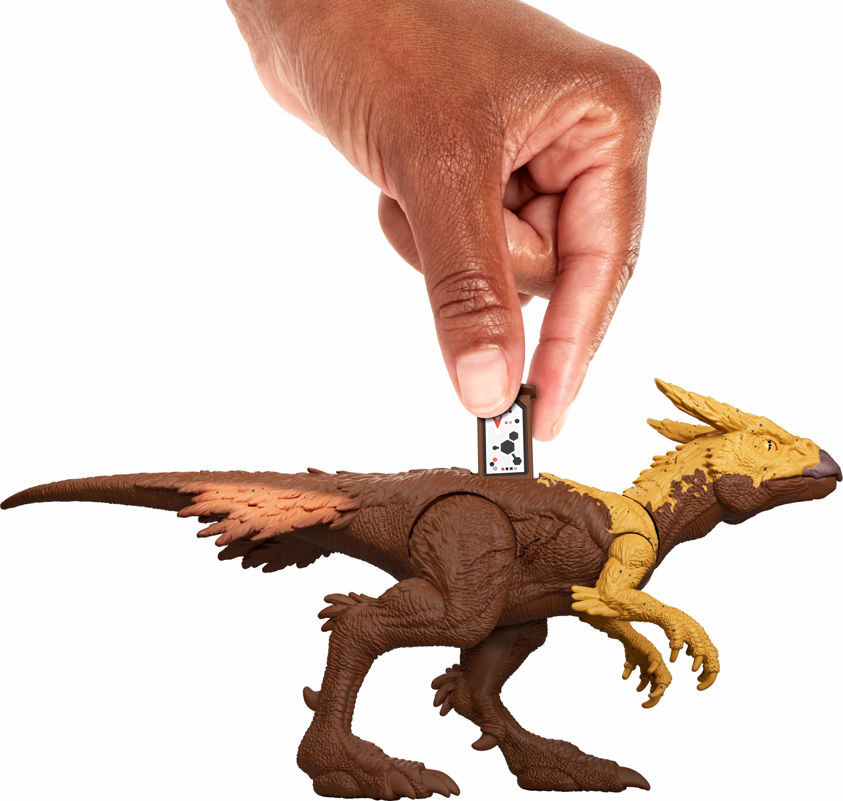 Jurassic World Danger Pack Dinosaur Action Figure Toys, Posable with Physical & Digital Play