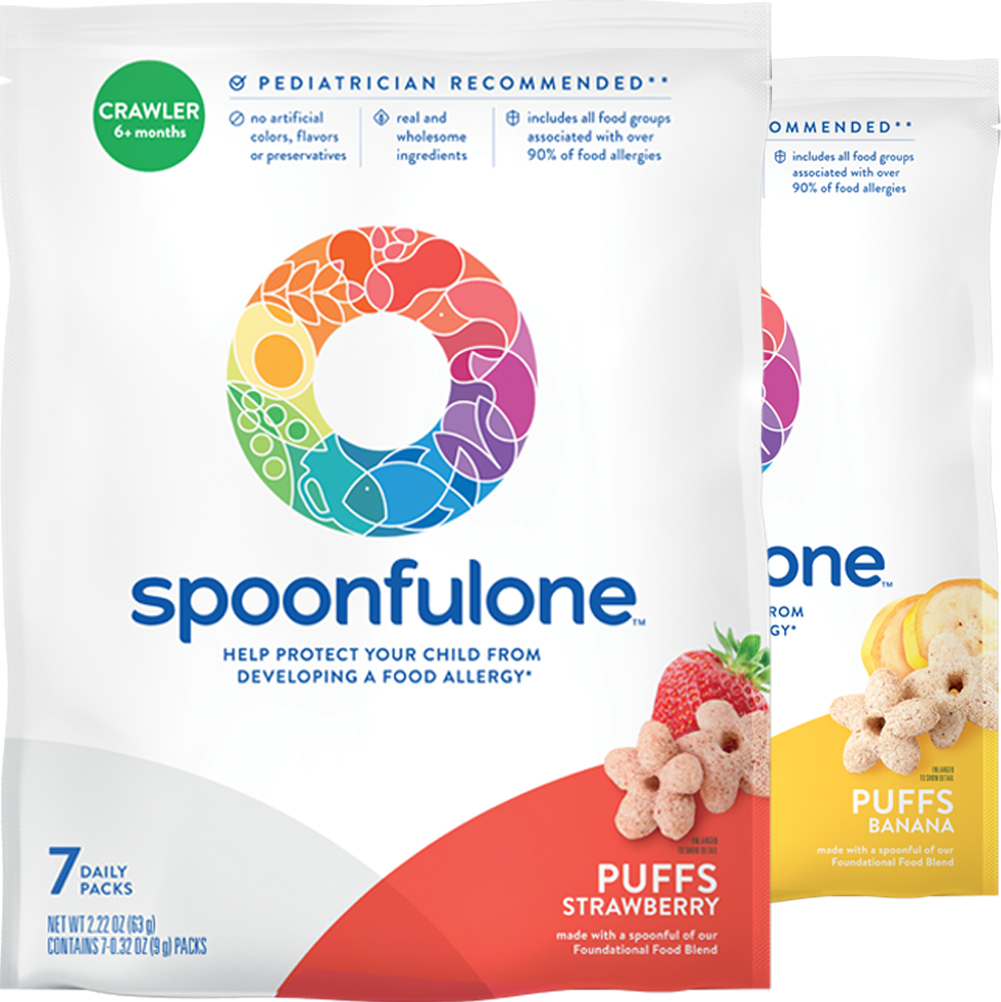 SpoonfulOne Allergen Introduction Puffs Protection For Kids From