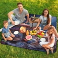 thumbnail image 7 of Mushroom Butterfly Flower Outdoor Picnic Blanket, Foldable Waterproof Beach Mat, Portable Beach Blanket for Beach Camping, Hiking, Family Concerts, 7 of 7