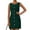 Dark Green #4, variant on Women's Business Casual Dress Sleeveless Button Down Zipper Work Dress Women Comfy Boat Neck Elegant Party Dresses Spring Fitted Basic Clothing, Black L