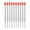 red, variant on 10Pcs 1.0mm Point Pen Refills Points Pen Refills Metal Ballpoint Pens Refills Replaceable Ink Pen Refills for Pens