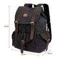 thumbnail image 2 of Vintage Canvas Backpack Kaukko Outdoor Travel Hiking Rucksack School Bookbags, 2 of 5
