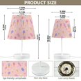 thumbnail image 2 of LED Table Lamp with Touch Controls and Dimming Nightstand Lamp with USB Charging Port Night Light Summer Ice Cream Pattern Medium, 2 of 7