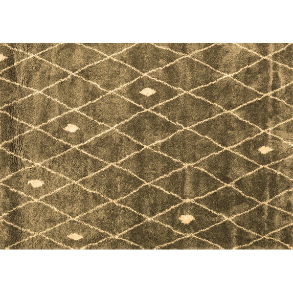 Ahgly Company Indoor Rectangle Persian Brown Traditional Area Rugs, 2' x 4'