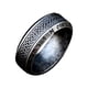 thumbnail image 1 of Minnieouse Anillo de acero metálico para hombre, accesorio vintage imprescindible para creadores de tendencias, anillos vintage Ropa, zapatos y accesorios Miscelánea Plata antigua doce, 1 of 6
