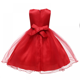 thumbnail image 3 of Vestido de tutú con lentejuelas y flores para niñas, ropa de fiesta para niñas, vestido de princesa para bodas, cumpleaños, ropa para niños, disfraz de Navidad, 3 of 5