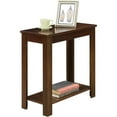 thumbnail image 4 of Pemberly Row Ensemble de 2 Tables d'Appoint Contemporaines en Bois Espresso, 4 of 4