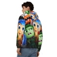 thumbnail image 5 of Saiise inside out 2 Mens Zip Up Hoodie Long Sleeve Full-zip Hooded Sweatshirt Pullover With Kangaroo Pocket S-3XL, 5 of 6