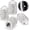 A-White, variant on Chasenew Bling Tire Valve Caps, 4 Pack Handmade Crystal Rhinestone Tire Caps Universal Bling Car Accessories for Women Dustproof Bling Valve Stem Caps Cover for Car/SUV/Motorcycle/Bike(Silver)