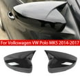 thumbnail image 2 of Carbon-For Volkswagen VW Polo MK5 2014-2017 Rearview Side Mirror Cover Sticker Wing Cap Exterior Door Rear View Case Trim Carbon Fiber, 2 of 7