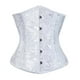 thumbnail image 1 of Corsé de moda para mujer, corsé con varillas debajo del busto y brocado, corsé moldeador de cintura con clip en la cintura de jacquard, 1 of 5