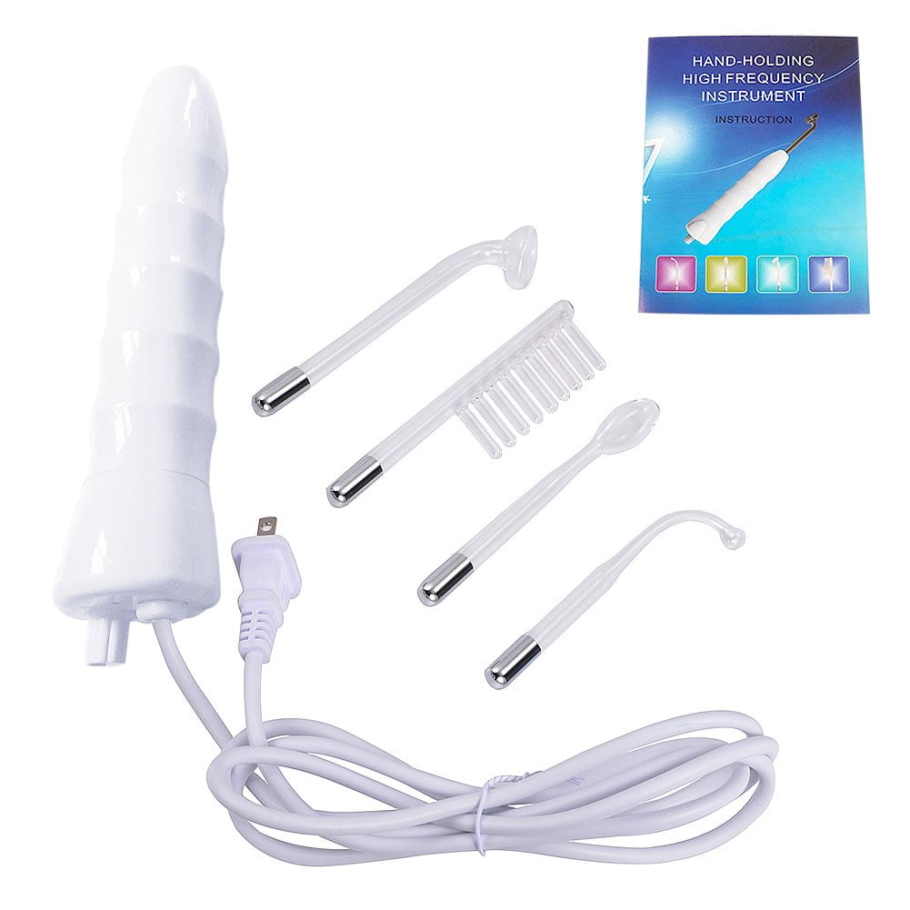 FANCY Portable High Frequency Wand Facial Machine Violet Ray Argon Acne