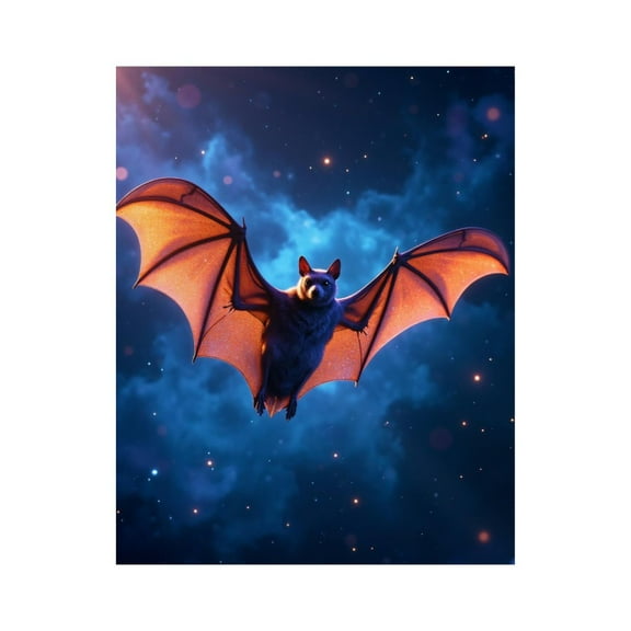 Paint by Numbers Kit for Adults, Night Sky Flying Bat Paint by Numbers, Easy Paint by Numbers Kit for Adults Beginner, DIY Adult Paint by Number Kits on Canvas, Home Decor