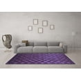 thumbnail image 3 of Ahgly Company Machine Washable Indoor Rectangle Abstract Blue Contemporary Area Rugs, 5' x 7', 3 of 4