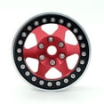 thumbnail image 2 of Aluminum Alloy Wheel Rim Beadlock Wheel Rims Hub 4pcs Replacement for 1/10 TRX4 Axial SCX10 90046 SCX10 III AXI03007 AXI03003 RC Car, 2 of 7