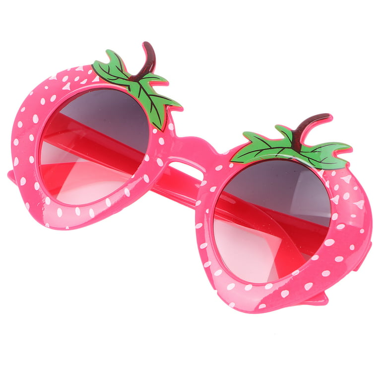 1pc Strawberry Glasses Fancy Dress Party Glasses Accessory Fashion Funny Toy Creative Sunglasses, Kids Unisex, Size: One Size