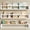White, variant on Upgraded Thick Floating Shelves, Solid Wood Bookshelf for Wall, Floating Book Shelves Use as Wall Shelves for Bedroom, Living Room, Kitchen, Books, Spice Rack & Decor – Dark Walnut Brown