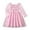 Pink, variant on XEGLSBU Dresses for Girls 5-6 Fancy Big Girls Square Neck Long Sleeve Ruffle Waist Flowy Party Gown Elegant Dress Pink Size 7-8 Years