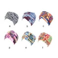 thumbnail image 6 of Worallymy Women African Style Print Scarf Hat Wrap Head Hat Elastic Cotton Ethnic Headwrap, 6 of 7