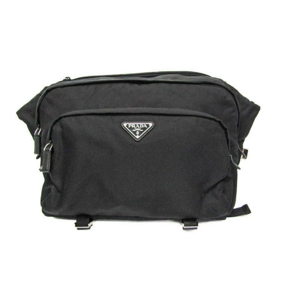 Pre-Owned Prada TESSUTO MONTAGN 2VH021 Men's Nylon Shoulder Bag,Sling Bag Black (Good)