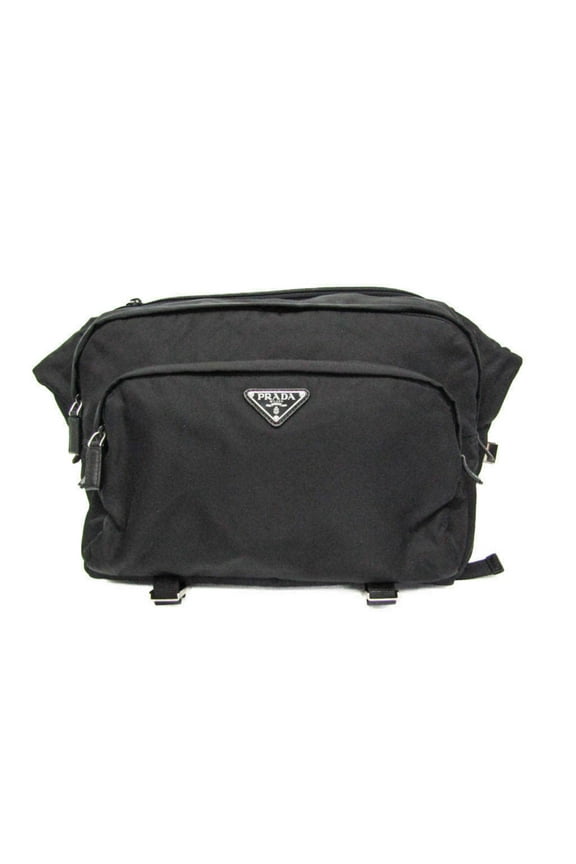 Pre-Owned Prada TESSUTO MONTAGN 2VH021 Men's Nylon Shoulder Bag,Sling Bag Black (Good)