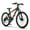 Black&Orange, variant on BEIMIMU 24 inch Mountain Bike Bicycle, Dual Full Suspension, Aluminium Frame for Mens Womens, Go to School/Work with 21-Speed Disc Trail Commuter City Beach Bicycles, Birthday Gift(Black)
