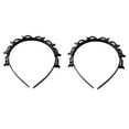 thumbnail image 2 of Fiudx Aro para El Pelo, Pinza para Flequillo de Doble Capa, Diadema Ligera con Lazo, Tocado de Malla Roja, Ideal para Leer, Yoga Práctico, Accesorio Elegante para Mujer, Material Abs, Ajuste Comodo., 2 of 4