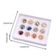 thumbnail image 3 of Adornos navideños, adornos navideños, regalos navideños, 12 piezas, nuevo estilo, 22 mm, colgante de bola chapada, atrapasueños de cristal, colgante para árbol de Navidad, doce colgantes, 3 of 3