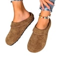 thumbnail image 5 of KEVCHE Womens Round Toe Thick Sole Platform Mules,Retro Slip On Comfort Design with Cushion Footbed and Soft Cozy Lining,Non-Slip Durable Casual Shoes for Spring Fall Daily Gifts, 5 of 5