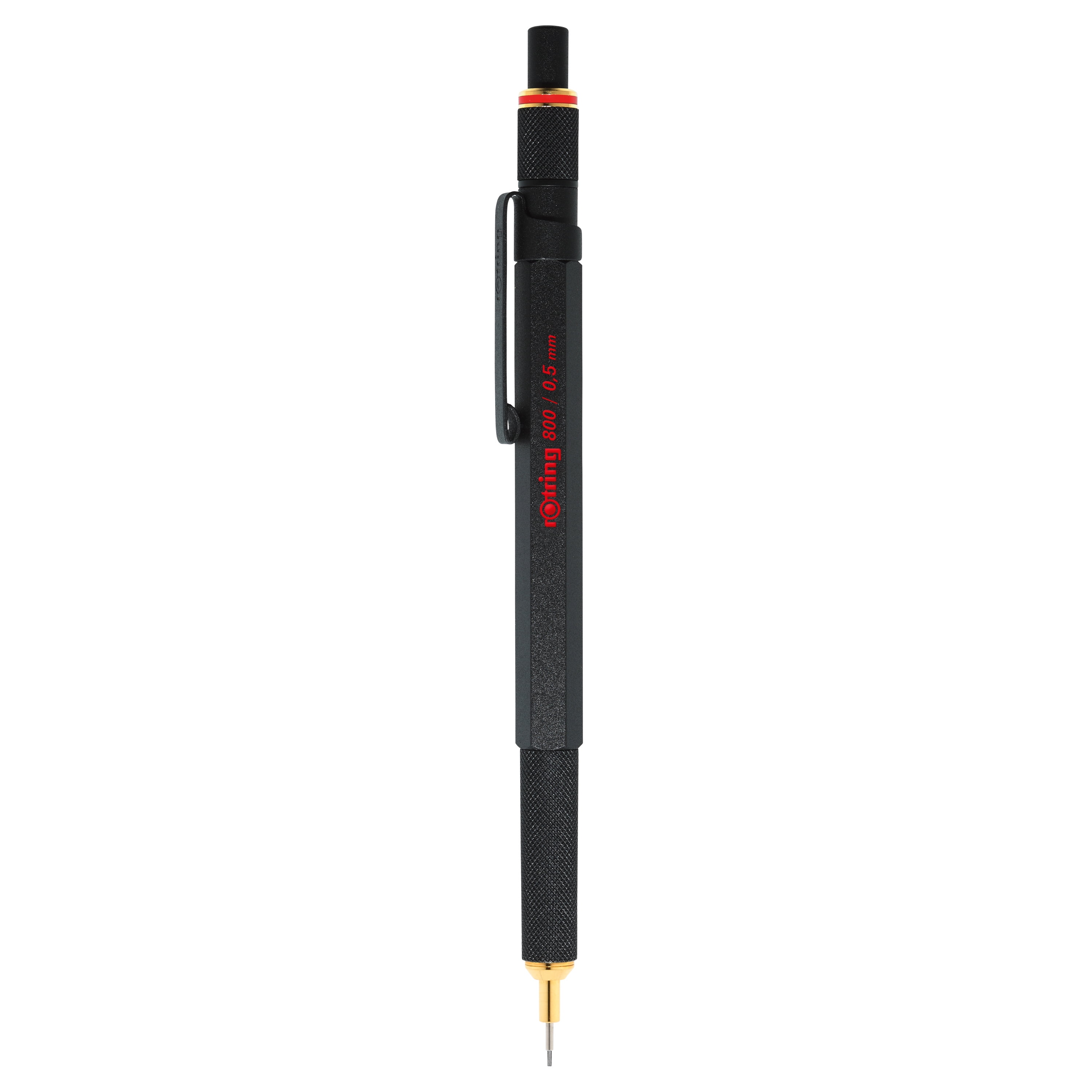 NEW rOtring 800 0.7 mm Silver Barrel Mechanical Pencil and Touchscreen Stylus 
